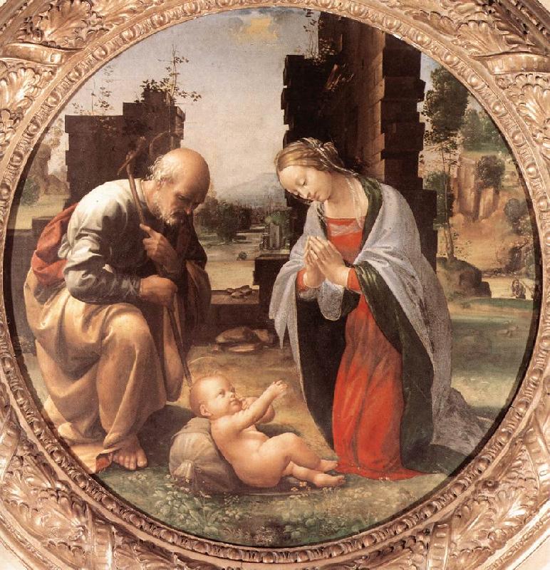 BARTOLOMEO, Fra The Adoration of the Christ Child nn China oil painting art